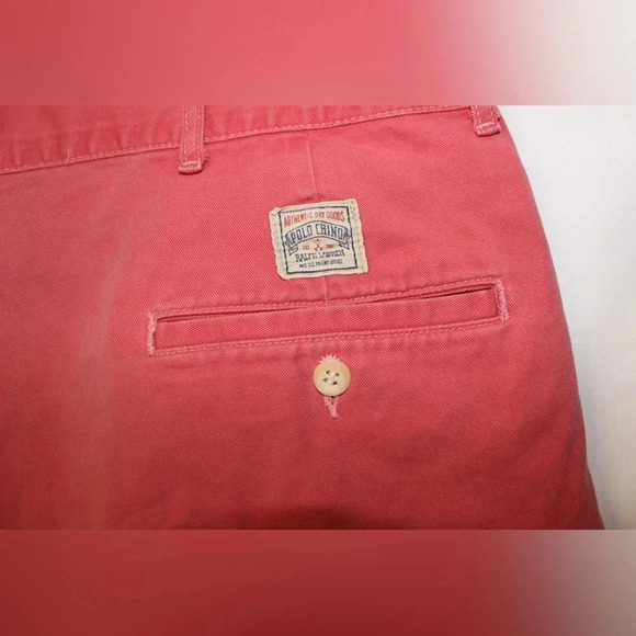Vintage Men’s Polo Ralph Lauren Made in USA Polo Chino Shorts Size 40 - Picture 8 of 12